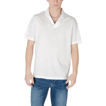 Pánské oblečení Armani Exchange pánské polo triko Armani bílá 3493866