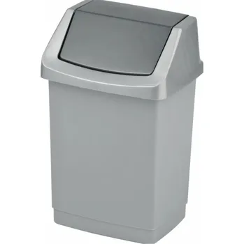 Odpadkový koš Curver Odpadkový koš CLICK-IT 15L | stříbrná