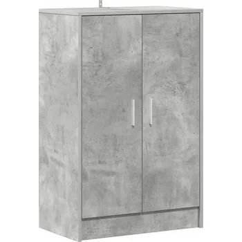 Botník VidaXL 60 x 92 x 35 cm, odstíny šedé