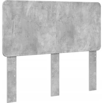 Čelo postele s čelo Betonově šedá 135 cm Kompozitní dřevo