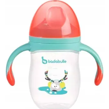 HRNEK NETEKOUCÍ ČERVENÝ BADABULLE 180 ML 6M+