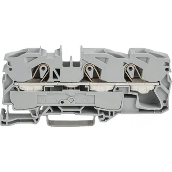 Svorkovnice na DIN lištu WAGO, 3-vodičová, 16mm², šedá 2016-1301