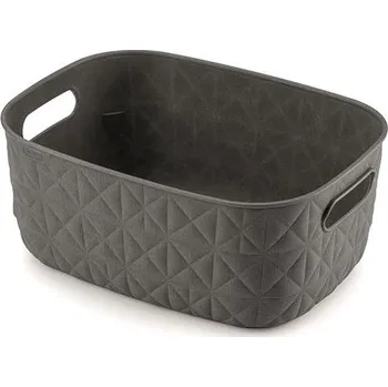 Úložný box CURVER Softex S - 4 l tmavě šedý