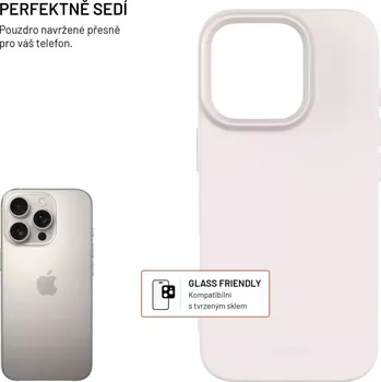 Telefonní příslušenství TPU gelový kryt FIXED ReStory pro Apple iPhone 16 Pro, šedý