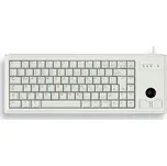 Klávesnice Cherry G84-4400LUBEU-0, KEY, USB, světlá, trackball, US