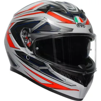 Helma na motorku AGV přilba K-3 Space matt white/fluo red - M