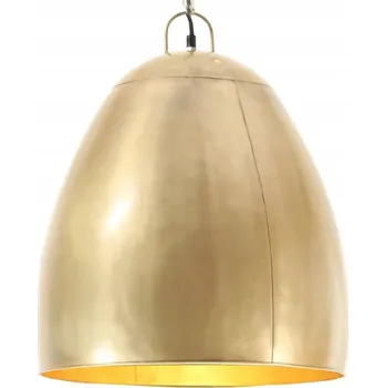 Průmyslové závěsné svítidlo, 25 W, mosazné, kulaté, 42 cm, patice E27