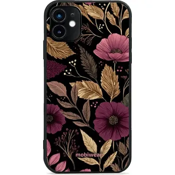 Pouzdro na mobilní telefon Lesklý kryt Mobiwear Glossy - Apple iPhone 11 - G170G Fialová kvítka (Prémiové lesklé pouzdro, obal, kryt Mobiwear Glossy na mobil Apple iPhone 11 - G170G Fialová kvítka, materiál Plast + TPU silikon - krytí po všech stranách, neošoupatelný potisk, tenké)