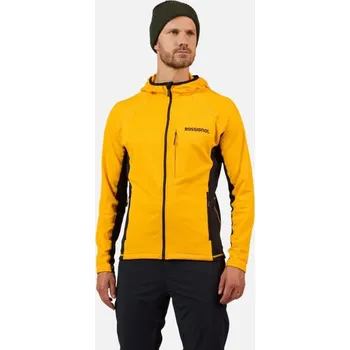 Pánská mikina Rossignol BLACKSIDE MIX FZH FLEECE-SAFFRON YLW-mikina - 00L