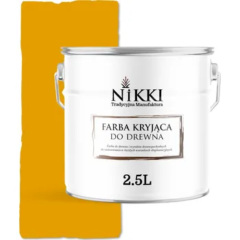 barva a nátěr na dřevo BARVA NA DŘEVO KRYCÍ NA DVEŘE RENOVACE ŽLUTÁ ZLATÁ RAL1004 LESK 2,5L UV