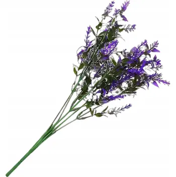 umělá květina Umělé květy levandule rostlina dekorace kytice 12 ks větvičky dekorace