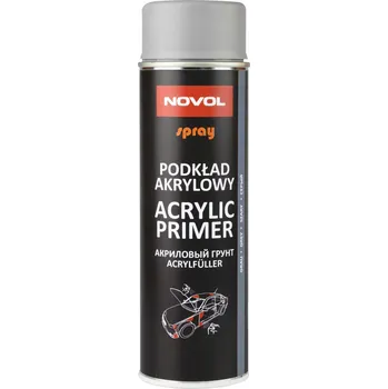 Barva ve spreji Novol Akrylový základní nátěr Acrylic Primer 500 ml Sprej Šedý