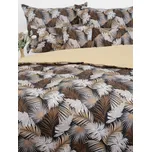 MK Lůžkoviny Francouzské bavlněné povlečení Renforcé – Taisa černá/zlatá 239557386