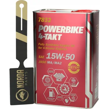 Motorový olej Mannol 7832 4-Takt Powerbike 15W-50 4L