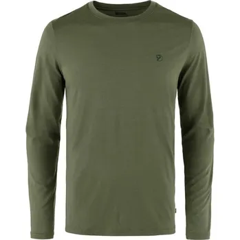 Pánské tričko Fjällräven® Tričko dlouhý rukáv Abisko Wool LS M Fjällräven®, Barva: Laurel Green, Velikost: M