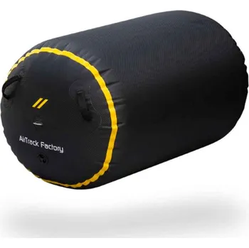 Žíněnka AirRoll S - nafukovací válec průměr 60 cm, žluto-černá Spark