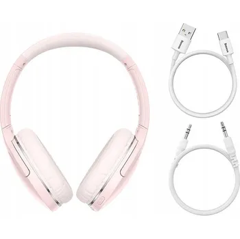 Sluchátka Bezdrátová sluchátka Baseus Encok D02 Pro Náušní Bluetooth 5.0 Růžová