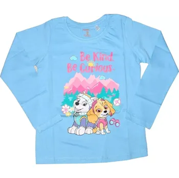 Dívčí tričko Dívčí, dětské tričko modré, Paw Patrol, vel. 128