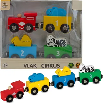 Vláček a vláčkodráha BABU vláčky - Vláček cirkus