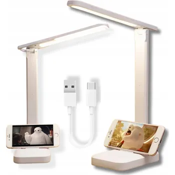 Lampička Lampka Na Biurko Do Czytania Biurkowa Led Pro Učení Práci Dotyková 3 Režimy