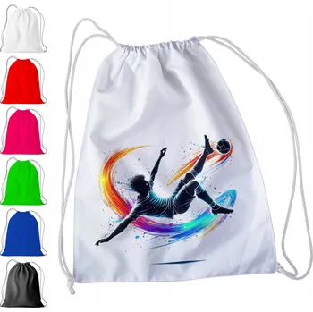 Obraz BÍLÝ SÁČEK DO ŠKOLKY, ŠKOLY, NA TV - FOTBAL