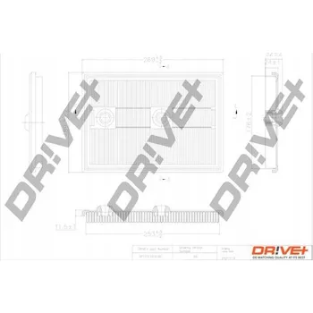 Vzduchový filtr VZDUCHOVÝ FILTR VOLKSWAGEN 1.4H 21- MUL TIVAN T7 DRIVE+