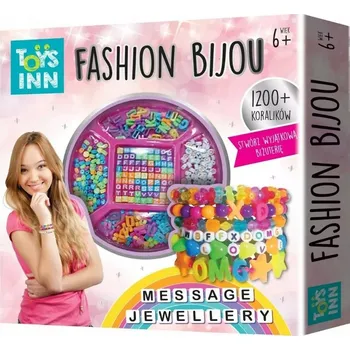 Dětské navlékací korálky Fashion Bijou sada módních šperků Bizu Korálky Ozdoby na šperky