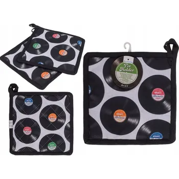 Podložka pod hrnec Podložky pod Hrnky Vinylové Desky Retro Styl Vintage do kuchyně Kuchyňské