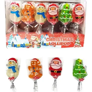 Čokoláda Vánoční lízátka 15g 30ks (Vánoční lízátka 15g 30ks)