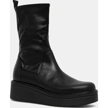 Dámské kozačky Nízké kozačky Vagabond Shoemakers TARA dámské, černá barva, na platformě, 6046-002-20 6046.002.20 99X, EUR 40