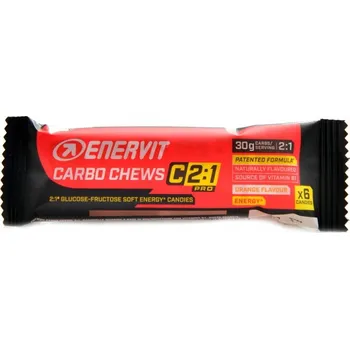 Enervit Carbo chews C2:1PRO želé 34g pomeranč