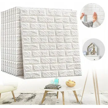 Tapeta 10 KUSŮ 3D TAPETY IMITUJÍCÍ CIHLU, SAMOLEPICÍ OBKLADOVÉ PANELY S EFEKTEM CIHEL