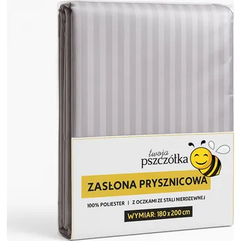 Prostěradlo Závěs PASSO - Textilní 180x200cm - šedá barva