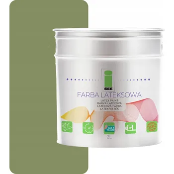 barva na zeď Latexová Barva na stropy a stěny I SEE 2 l BARVA LATEKSOWA H2225 matná