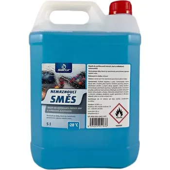 Náplň do chladiče a ostřikovače SATUR nemrznoucí směs do ostřikovačů -20°C - 5 l