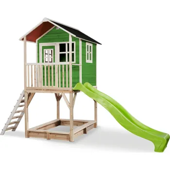Dětský domeček Exit zahradní cedrový domeček Loft 700 zelený