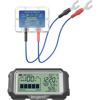 Nabíječka autobaterie Monitoring baterie CARCLEVER s displejem 12V