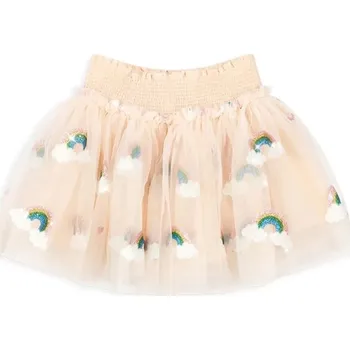 Dámská sukně Dětská sukně Konges Sløjd TULLIE SMOCK SKIRT KS104021.9BYA béžová 02X, vel. 92