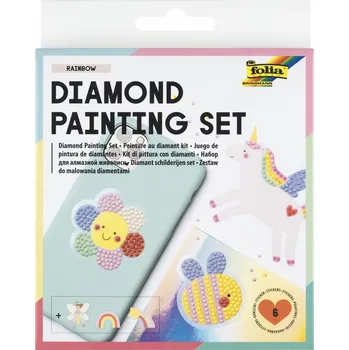 Diamantové malování Sada pro diamantové malování Rainbow – tvořte, leskněte se, bavte se!