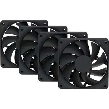 PC ventilátor HYTE FA12 Pitch Black 4ks Ventilátor, 120mm, FDB ložisko, 4pin PWM, výška 25mm, černý, 4ks FAN-HYTE-FA12-BB-4&nbsp;