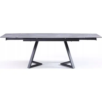 Jídelní stůl Rozkládací obdélníkový jídelní stůl keramický 160(240)x90cm Capri Šedý