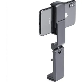 360° Univerzální otočný skládací držák telefonu na cestování s umístěním na stoleček, sedadlo i desku, černý