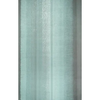 Tapeta Tapeta s šedo-tyrkysovým pruhovaným vzorem (59319)