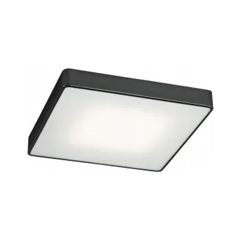 Stropní Svítidlo čtvercový Argon 25 x 25 cm černý