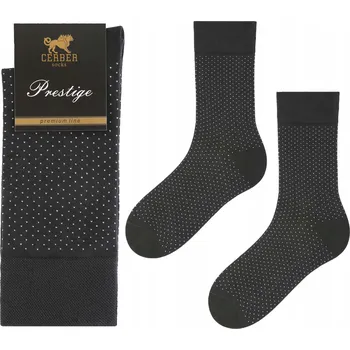 Pánské ponožky CERBER Ponožky Elegantní pánské ponožky s puntíky, s puntíky, velikost 45-47
