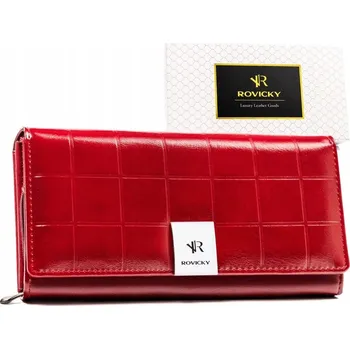 Peněženka Velká dámská peněženka z přírodní a ekologické kůže Rovicky