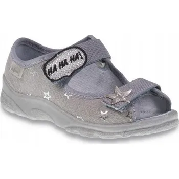 Chlapecká obuv Befado dětské sandály textil šedé velikost 26