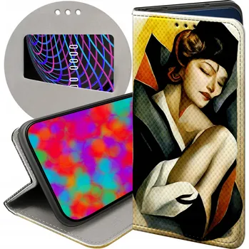 Pouzdro na mobilní telefon Pouzdro s klopou Hello Case pro Motorola Edge 60 Fusion, oranžové