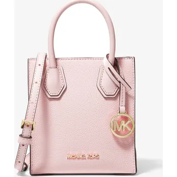 Kabelka Michael Kors Kabelka Mercer Extra-Small Pebbled Leather Crossbody Bag Powder Blush