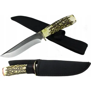 Kuchyňský nůž NŮŽ vojenský lovecký nůž BSH s parohy + OBAL